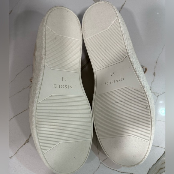 Nisolo Bria Go-To Court Sneakers. Women’s size 11 M. Color Bone. - Picture 10 of 10